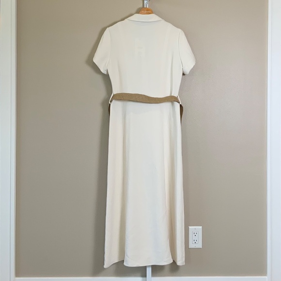 ZARA Belted Midi Shirt Dress - Picture 12 of 16